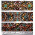 thumbnail image 1 of Soimoi Silk Fabric Stripe & Mandala Kaleidoscope Printed Craft Fabric by The Yard 42 Inch Wide, 1 of 3