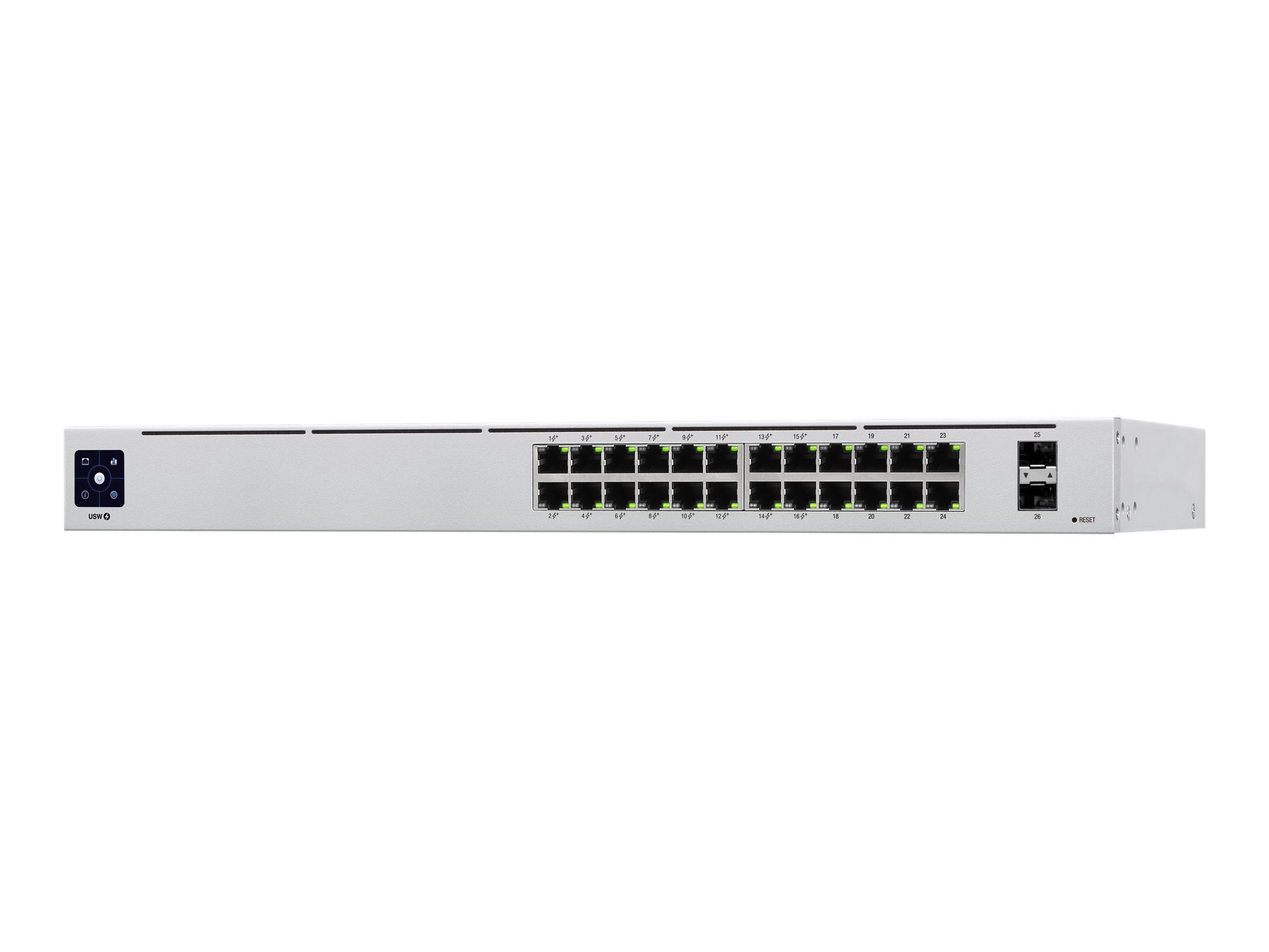 Ubiquiti UniFi Switch USW-24-POE - Switch - managed - 24 x 10/100/1000 (16 PoE+) + 2 x Gigabit SFP - desktop, rack-mountable - PoE++ (95 W)
