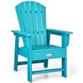 thumbnail image 5 of Gymax Set of 2 Kids Patio Adirondack Chair Armchair Weather Resistance Outdoor Chair Turquoise, 5 of 5