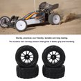 thumbnail image 4 of RC Car Wheels Tires, Strong Cushioning 10 Spoke Rims RC Car 1/10 Wheels Tires  for Repairing, 4 of 7