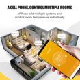 thumbnail image 3 of Tuya WiFi Smart Thermostat, Electric Floor Heating Water/Gas Boiler Remote Controller, Mirror Glass Screen ,Easy to Install, 3 of 7