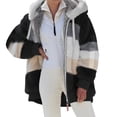 thumbnail image 1 of 2025 Veste en Polyester à Capuche pour Lit pour Femmes Âgées Extérieur Femmes Veste en Molleton Zippée Femme Automne Vestes de Lit pour Femmes Veste Zippée Ligne A Femme, 1 of 4
