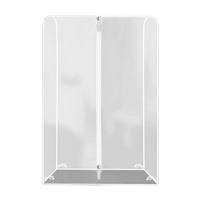 Bdday Shoe Storage Clear Garment Rack Cover with Zipper Clothes Hanging Rack Cover Dusts Proof Water Proof Clothing Storage Protector Houseware Clear Garment Rack Cover Car Storage