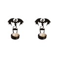 thumbnail image 3 of Youkk Iron Made Candle Holders With Exquisite Craft For Halloween Decoration Chilling Candlestick I 2Set, 3 of 6