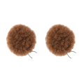 thumbnail image 3 of VONKY Convenient Synthetic Afro Ponytail Clip Lightweight And Comfortable To Wear Brown 2Set, 3 of 6