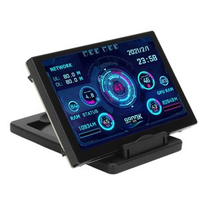 IPSUSB Mini Écran,5in IPS USB Mini PC Mini moniteur PC Affichage panneau de capteur Construction robuste