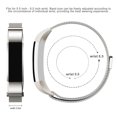 thumbnail image 3 of Bracelet Milanais à Boucle Magnétique en Acier Inoxydable pour Fitbit Alta / Alta HR, 3 of 6
