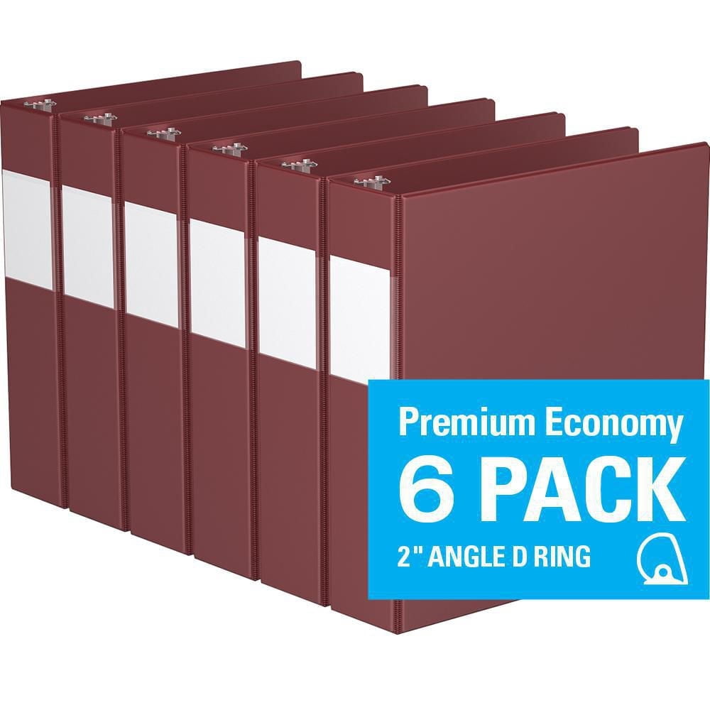 Davis Group, Premium Economy, D Ring, Binder, 6 Pack
