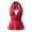 Red, variant on Women's Tie Back Crop Top Smocked Waist Sleeveless Slim Fit Tank for Summer Y2K Fashion Going Out Tops