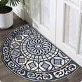 thumbnail image 2 of DEBGFS Clearance Half Circle Rug Front Door Mat Outside Entrance Half Moon Outdoor Mat Welcome Mat Outdoor Door Mat Outdoor Entrance Outside Door Mats for Front Door Entry Home Decor A,d, 2 of 8