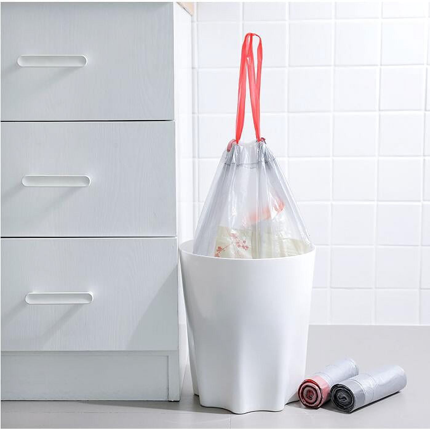 Tall Kitchen Drawstring Trash Bags, 30 CountTrash Bags Drawstring Garbage Bags Strong Trash Bag 30 Count
