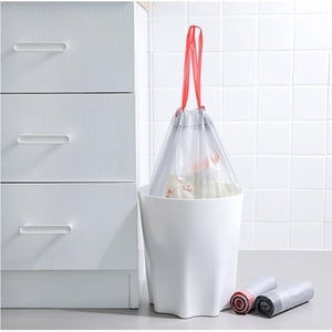 Tall Kitchen Drawstring Trash Bags, 30 CountTrash Bags Drawstring Garbage Bags Strong Trash Bag 30 Count