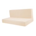 thumbnail image 4 of S SERENABLE 4 Pieces RV Seat Covers Soft Bench Covers Camper Cushion Covers for Trailers yellow, 4 of 8