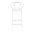 thumbnail image 5 of Compamia Victor Tabouret de Bar Contemporain pour Intérieur et Extérieur - Ensemble de 1, Blanc, 5 of 5