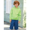 thumbnail image 4 of Jerzees Youth NuBlend Pull Over Hooded Sweatshirt, M, Neon Pink, 4 of 6