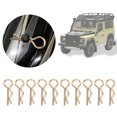 thumbnail image 3 of Ymiko RC Shell Clips Broches, Clips de Corps RC, 10pcs 8.3MM RC Voiture Shell Clip Rshape Métal Corps Clips Broches pour 1/5 1/6 1/8 1/10 Voiture RC, 3 of 8