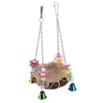 thumbnail image 1 of Toy With Bells, Bird Hanging  Toy, Bird Swing Hanging  Toy With Bells  Bird Parrots Birds Animals For Pets, 1 of 8