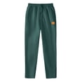 thumbnail image 2 of LIaqionyy Mens Sweatpants Open Bottom Casual Elastic Waist Drawstring Jogger Lounge Pants with Pockets, 2 of 3