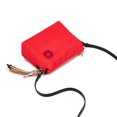 thumbnail image 4 of Round Mark Logo One-Shoulder Crossbody Bag Leather Shoulder Strap Lanyard Bimba Y Lola Round Mark Logo One-Shoulder Crossbody Bag Leather Shoulder Strap Lanyard Violet, 4 of 8