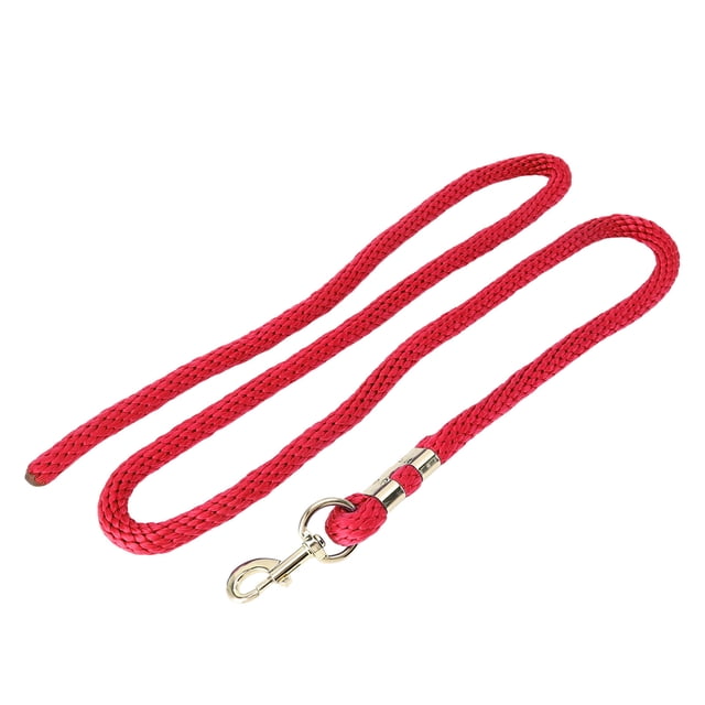2m Horse Lunge Line Sturdy Anti Breakage Rope with Hook for Walking Handling, PP Stainless Steel Material