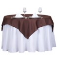 thumbnail image 4 of LNGOOR 108” Wholesale Round Tablecloth Polyester Round Table Linens For Wedding Party Banquet Restaurant -  WHITE, 4 of 8