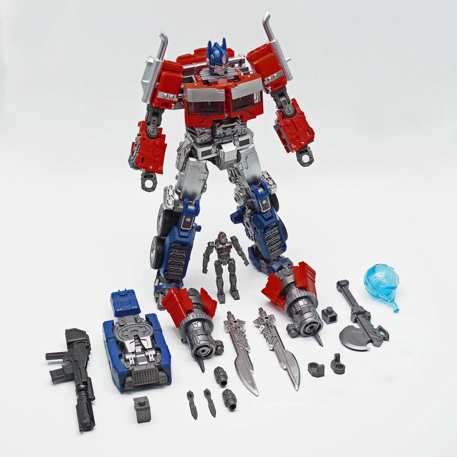 Transformer Deformation Robot Optimus Prime Commander Studio Series Movie （7" Scale）Action Figure Comes with Accessories
