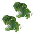 thumbnail image 2 of Ccdes Lifelike Plastic Plant, Artificial Reptile Plant 2PCS For Reptile Pet Nests For Fish Tanks, 2 of 8
