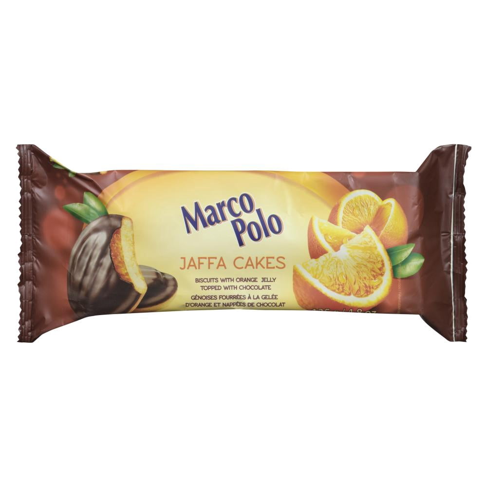 Marco Polo Jaffa Cakes Orange Flavor Biscuits with Chocolate, 135g