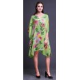 thumbnail image 3 of Bimba Kaftan de Plage Aquarelle, Paréo de Bikini, Robe Midi pour Femmes, Caftan Court - 4X-5X, 3 of 5