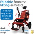 thumbnail image 4 of MAJESTIC IQ-8000 New Remote & Joystick Controlled Mobility Aid Lightweight Foldable Electric Wheelchair, 4 of 6
