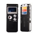 thumbnail image 2 of Enregistreur Vocal Numérique Enregistreur Activé par la Voix pour Conférences, Réunions, Entrevues Enregistreur Audio 8 Go Mini Portable Dictaphone à Ruban avec Lecture, USB, MP3, 2 of 9