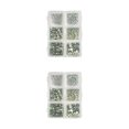 thumbnail image 4 of QualitChoice 1 Bag Glass Crystal Special-shaped Eye-catching Flat Bottom Easy to Paste Perfect Match Nail Rhinestones for Mobile Phone 320 White AB 2Set, 4 of 6