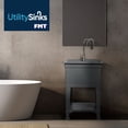 thumbnail image 4 of UTILITYSINKS Plastic 24" Freestanding Compact Workshop Utility Sink, Grey, 4 of 12