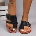 thumbnail image 1 of Tranfacy Chaussures d'Été, Sandales pour Femmes, Pantoufles Décontractées à Bout Rond pour Femmes à la Mode, Chaussures de Plage Décontractées Confortables, 1 of 4