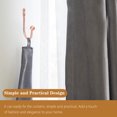 thumbnail image 4 of 4Pcs Curtain Holdbacks Curtain Tiebacks Hooks Tie Backs for Curtains Curtain Holders for Wall Curtain Holder Curtain Tie Backs Wall Mount for Living Room, Bedroom and More(Bronze Colour), 4 of 7