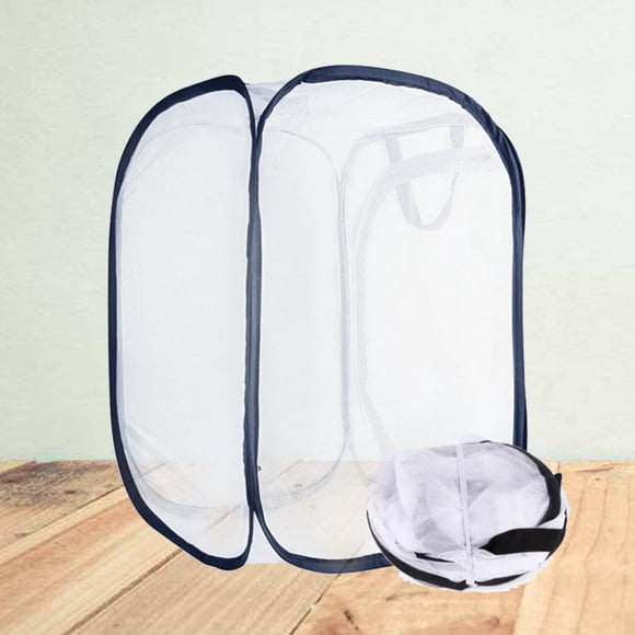 LOLIPPYY Butterflies Habitat Cage White Insect Observation Bug House 1Set
