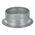 thumbnail image 1 of Unique Bargains Raccord de Conduit de 5 Pouces Bride Métallique Raccord Droit Bride de Tuyau Ronde Conduit de Ventilation, 1 of 5