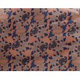 thumbnail image 4 of oneOone Georgette Viscose Fabric Leaves & Floral Block Printed Fabric 1 Yard 42 Inch Wide, 4 of 5