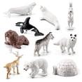 thumbnail image 2 of 10 Sets Of Mini Small Simulation Animal Winter Simulation Scene Decoration Model, 2 of 8