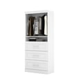 thumbnail image 1 of Pur by Bestar 36" Storage Unit with 3-drawer Set, 1 of 4