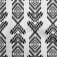 thumbnail image 1 of oneOone Viscose Chiffon Black Fabric Aztech Fabric For Sewing Printed Craft Fabric By The Yard 42 Inch Wide, 1 of 4