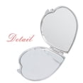 thumbnail image 2 of I Love Eating Meat Art Deco Fashion Mirror Travel Magnification Portable Handheld Pocket Makeup, 2 of 3