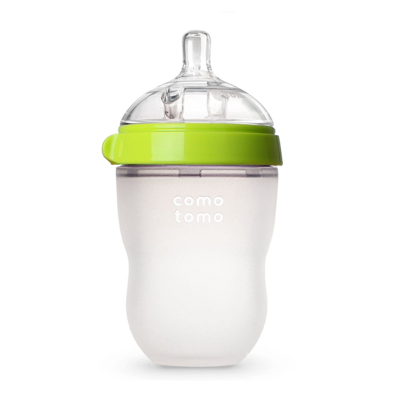 Comotomo Natural Feel Silicone Bottle - 8 Ounce - Green