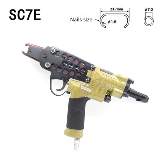Easy To Operate C-type Nail Gun SC760 Chicken Cage Gun SC7C Rockery Gun Fishing Net Gun SC7E Car Seat Gun C-type Nail Gun