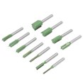 thumbnail image 3 of 11PCS 6mm Shank Router Bits Tungsten Steel Alloy Single Double Flute Straight Bit for Trimming Carving, 3 of 14