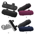 thumbnail image 3 of 1 Pair Home Chair Armrest Portable Adjustable Computer Elbow Support Pad Replacement Stool Arm Elbow Support Cushion Arms Rest Pad Pillow Cover Purple, 3 of 7