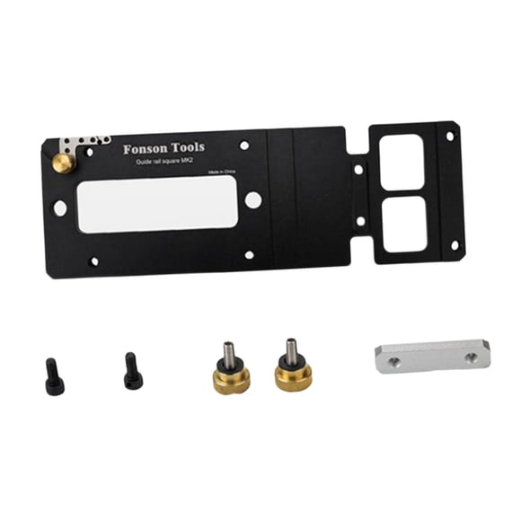 QualitChoice Track Saw Square Guide Rail Metal Rail Easy Circular Track Guide Install Saw