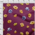 thumbnail image 2 of oneOone Polyester Lycra Fabric Flower Watercolor Print Fabric BTY 56 Inch Wide, 2 of 4