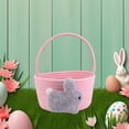 thumbnail image 1 of Matoen12 Easter Woven Storage Basket Cotton Rope Woven Eggs Storage Basket Bunny Cotton Rope Storage Basket Desktop Storage Basket Cosmetic Storage Basket, 1 of 6
