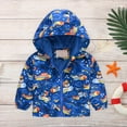 thumbnail image 2 of Toddler Boys Rain Jacket Toddler Kids Baby Boys Girls Fashion Cute Cartoon Dinosaur Rabbit Pattern Windproof Jacket Hooded Coat Toddler Jackets for Girls Toddler Girls Jacket, 2 of 8